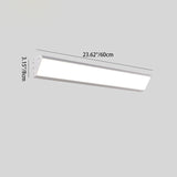 Modern Industrial Waterproof LED Wall Sconce with Rectangular Aluminum Frame and Acrylic Panel for Outdoor Patio
