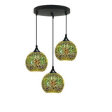 Modern Creative 3D Colorful Fireworks Glass Dome Island Light Chandelier - 2/3-Light