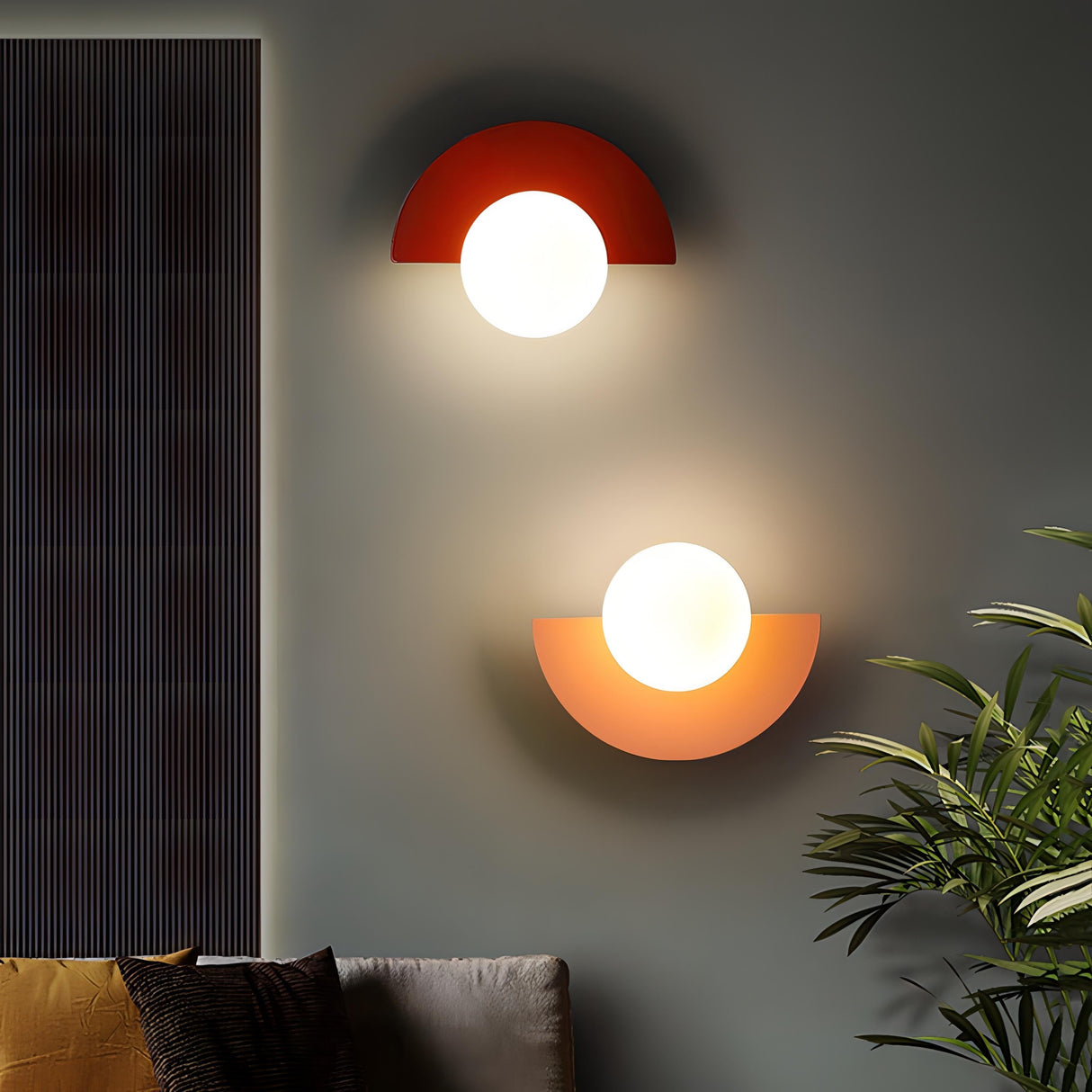Nordic-Inspired Minimalist Semicircle Wall Lamp
