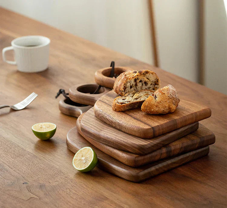 Premium Natural Walnut Wood Kitchen Cutting Board