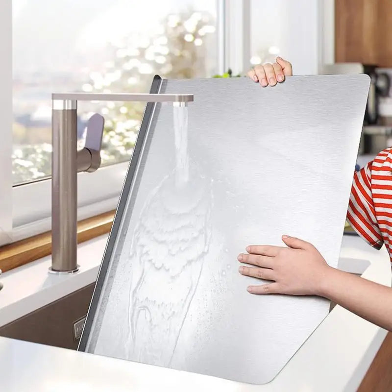 Premium Stainless Steel Chopping Board – Durable, Hygienic, Easy-to-Clean Kitchen Prep Surface