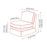 Abstract Watercolor Pattern Polyester Accent Chair with Birch Wood Frame – Creative, Modern Lounge Chair for Living Room