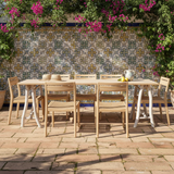 Sleek Teak Dining Table – Durable, Termite-Resistant Outdoor Table for Your Garden