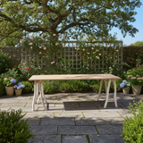 Sleek Teak Dining Table – Durable, Termite-Resistant Outdoor Table for Your Garden
