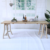 Sleek Teak Dining Table – Durable, Termite-Resistant Outdoor Table for Your Garden