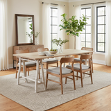 Sleek Teak Dining Table – Durable, Termite-Resistant Outdoor Table for Your Garden