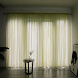 Luxurious Polyester Voile Curtain for Windows