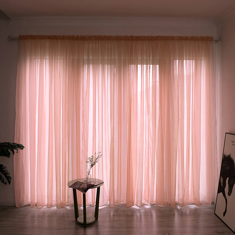 Luxurious Polyester Voile Curtain for Windows