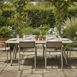 Sleek Modern Minimalist Rectangular Outdoor Table — Aluminum Coffee Table for Garden & Balcony