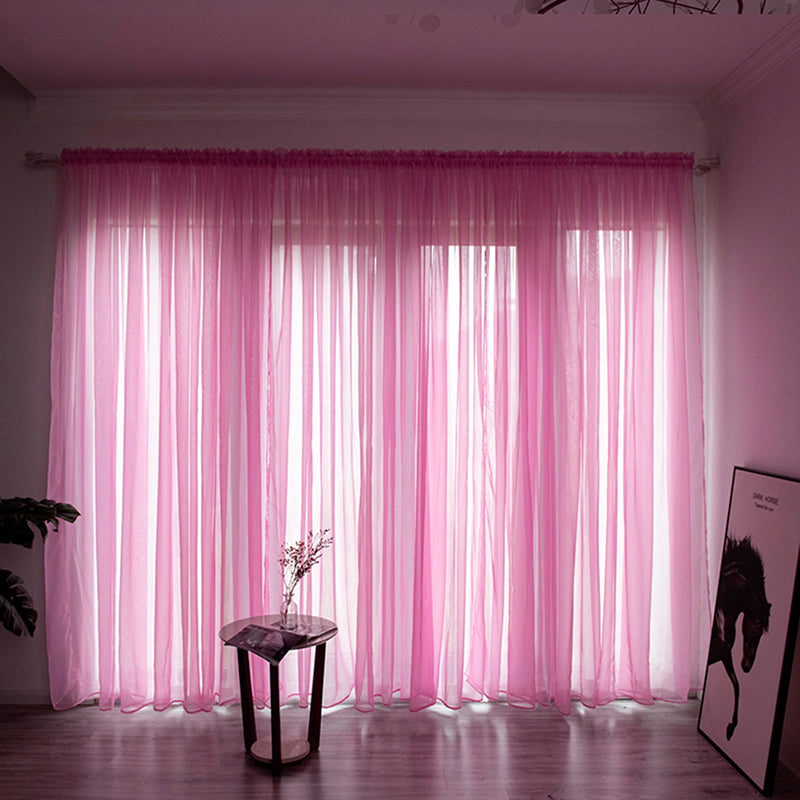 Luxurious Polyester Voile Curtain for Windows