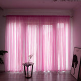 Luxurious Polyester Voile Curtain for Windows