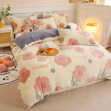 Cozy Thick Fleece Flannel Winter Duvet Cover Set — Ultra-Warm, Soft & Snug Bedding