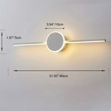 Nordic Minimalist Long-Disc LED Vanity Light Wall Sconce – Modern, Energy-Efficient Illumination