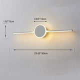Nordic Minimalist Long-Disc LED Vanity Light Wall Sconce – Modern, Energy-Efficient Illumination