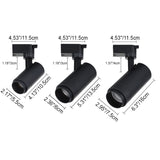 Sleek Modern Minimalist Adjustable Dimmable Spotlight Track Lighting – Tubular LED Flush-Mount, 3/4/5-Light Options for Living Room