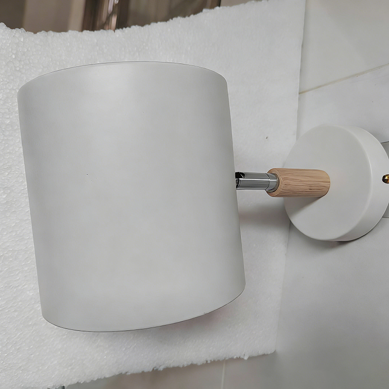 Nordic Macaron Cylinder Rotating 1-Light Wall Sconce Lamp