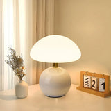 Chic Ceramic Mushroom Table Lamp for Cozy Ambience