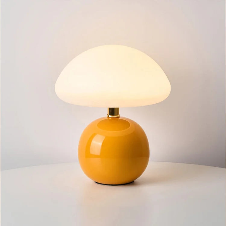 Chic Ceramic Mushroom Table Lamp for Cozy Ambience