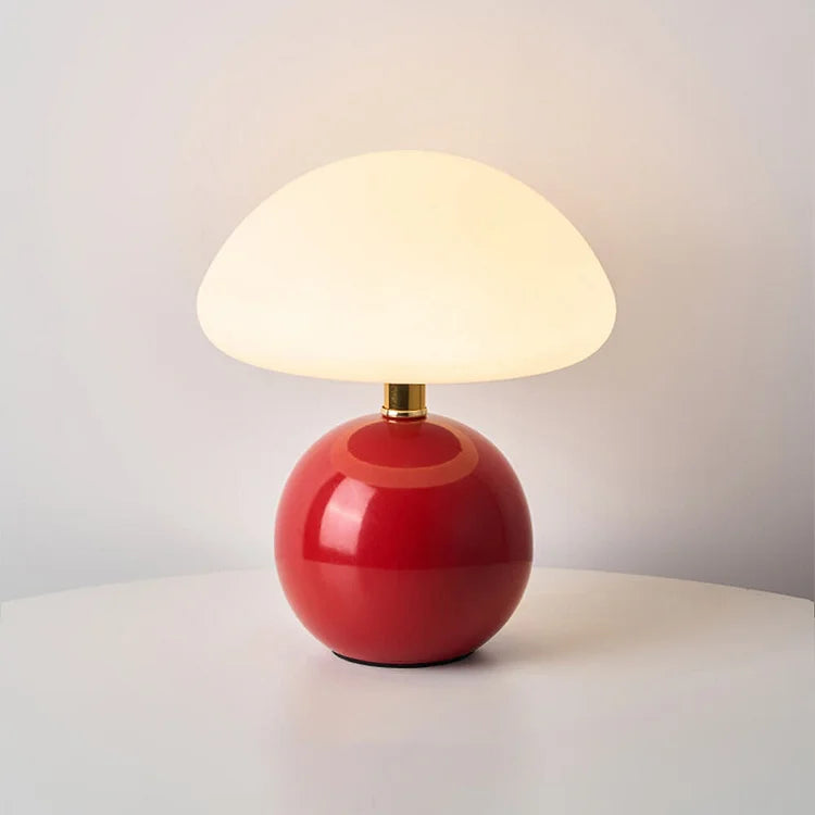 Chic Ceramic Mushroom Table Lamp for Cozy Ambience