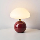 Chic Ceramic Mushroom Table Lamp for Cozy Ambience