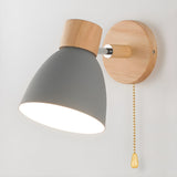 Cozy Bedroom Glow: Wooden Wall Lamp for Warm Ambient Lighting
