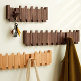 Artisan Handcrafted Wooden Piano Coat Rack