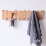 Artisan Handcrafted Wooden Piano Coat Rack