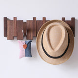 Artisan Handcrafted Wooden Piano Coat Rack