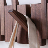 Artisan Handcrafted Wooden Piano Coat Rack