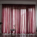 Luxurious Polyester Voile Curtain for Windows