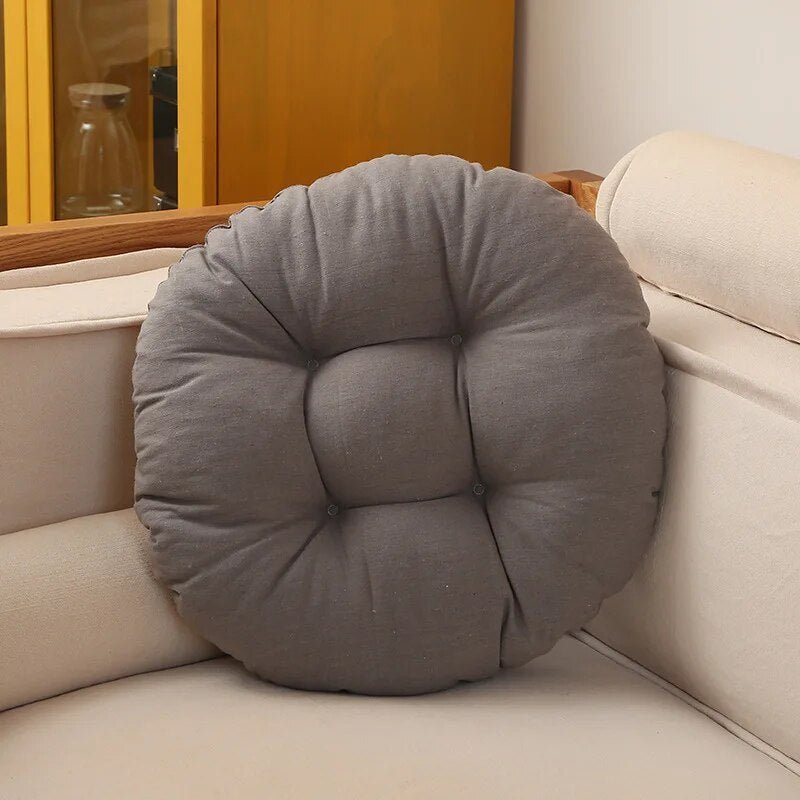 Luxurious Japanese Futon-Style Floor Cushion with Thick PU Foam for Plush Comfort