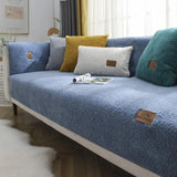 Premium Waterproof Sherpa Fleece Sofa Cover – Thick, Non-Slip, Cozy Protection