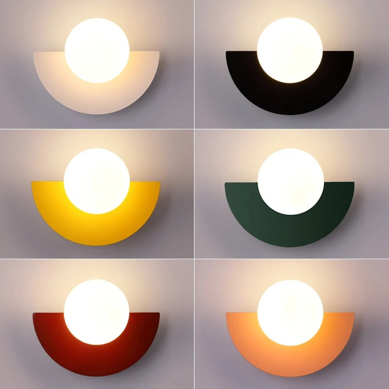 Nordic-Inspired Minimalist Semicircle Wall Lamp