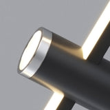Sleek LED Linear Pendant Light with Adjustable Height