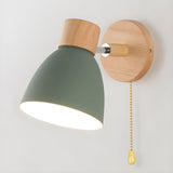 Cozy Bedroom Glow: Wooden Wall Lamp for Warm Ambient Lighting