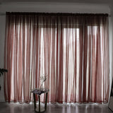Luxurious Polyester Voile Curtain for Windows