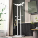 Modern Minimalist Boat-Shaped Solid Wood Hook Rack for Living Room