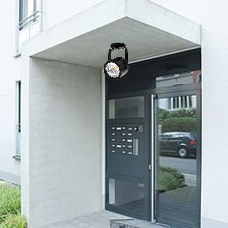 Modern Waterproof Aluminum LED Wall Sconce with Adjustable Cylinder Long Pole for Outdoor Patio