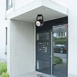 Modern Waterproof Aluminum LED Wall Sconce with Adjustable Cylinder Long Pole for Outdoor Patio