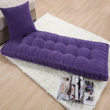Chic Modern Solid-Color Corduroy Bench Cushion