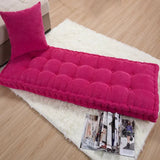 Chic Modern Solid-Color Corduroy Bench Cushion