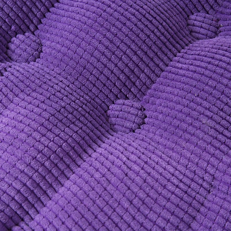 Chic Modern Solid-Color Corduroy Bench Cushion