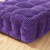 Chic Modern Solid-Color Corduroy Bench Cushion