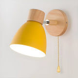 Cozy Bedroom Glow: Wooden Wall Lamp for Warm Ambient Lighting
