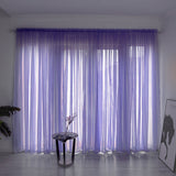 Luxurious Polyester Voile Curtain for Windows
