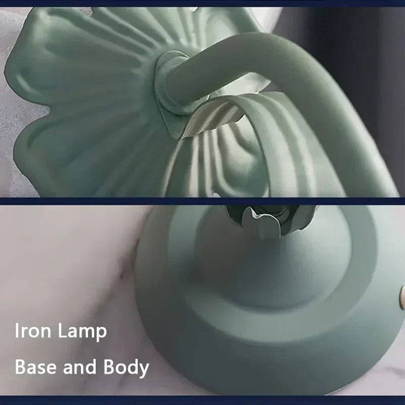 Vintage-Style Flower Table Lamp for Bedroom or Living Room – Elegant Floral Accent Lighting