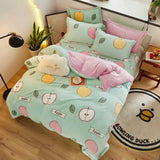 Cozy Thick Fleece Flannel Winter Duvet Cover Set — Ultra-Warm, Soft & Snug Bedding