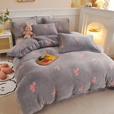 Cozy Thick Fleece Flannel Winter Duvet Cover Set — Ultra-Warm, Soft & Snug Bedding